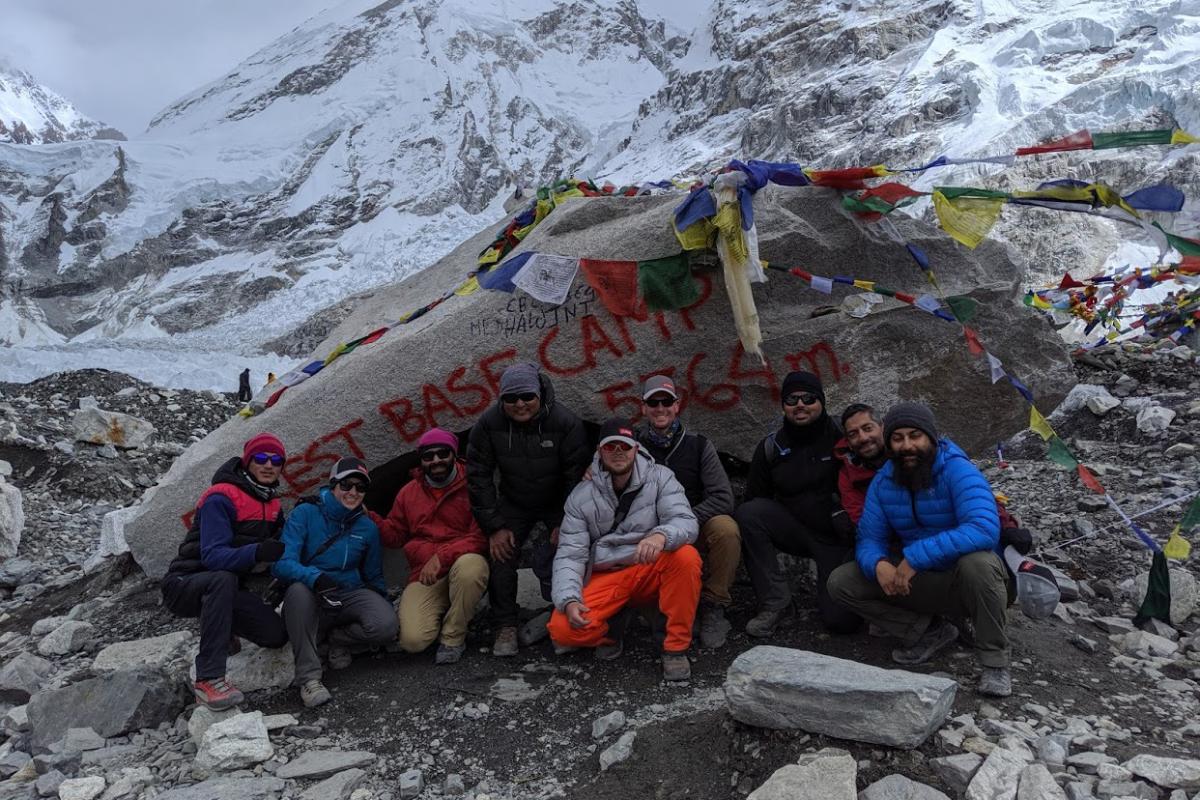 Group at Everest Base Camp