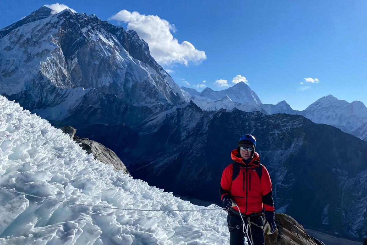 View Of Everest From Lobuche